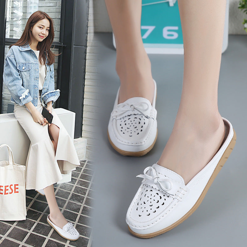 Women's Hollow-Out Slip-On Sandals