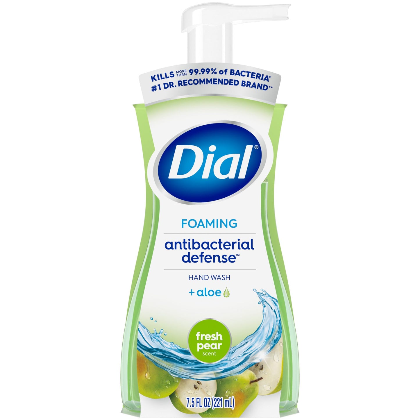Dial Antibacterial Foaming Hand Wash Fresh Pear 7.5 fl oz