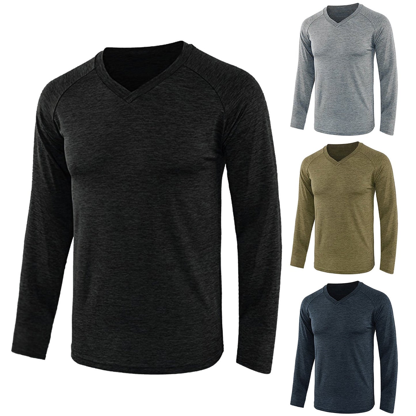Men's Essential Long Sleeve Raglan Tee