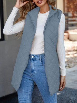 Women’s Cotton Jacket – Solid Color Lightweight Casual Outerwear