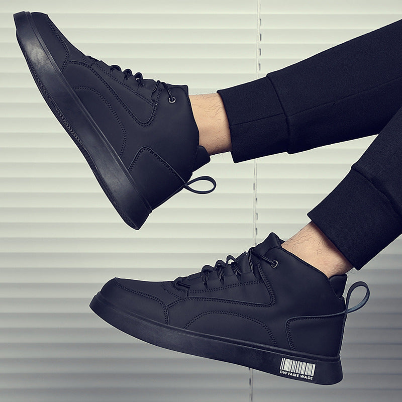 White Shoes Mid-top Sports Board Shoes Men