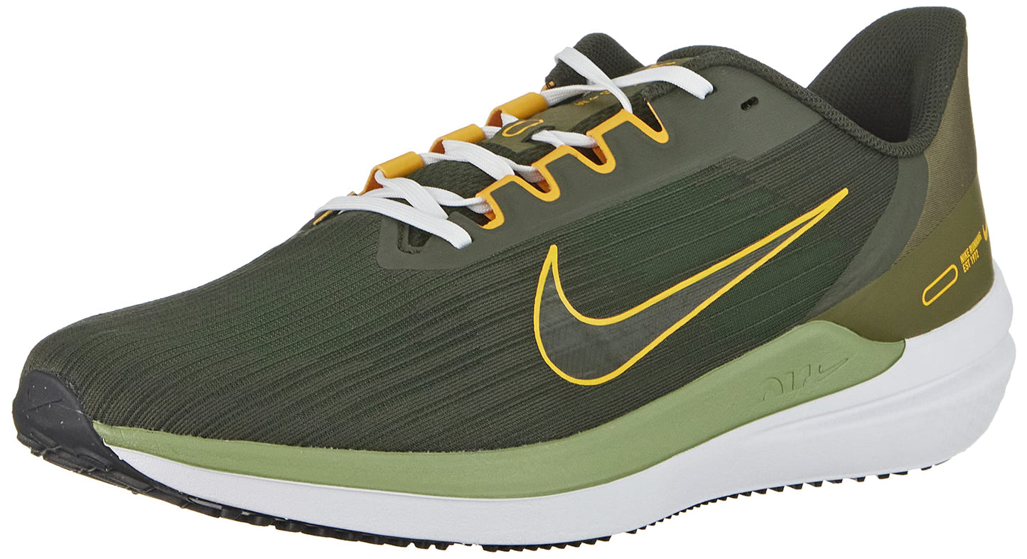 NIKE Mens Sneaker Sequoia University Gold Medium Olive 9.5