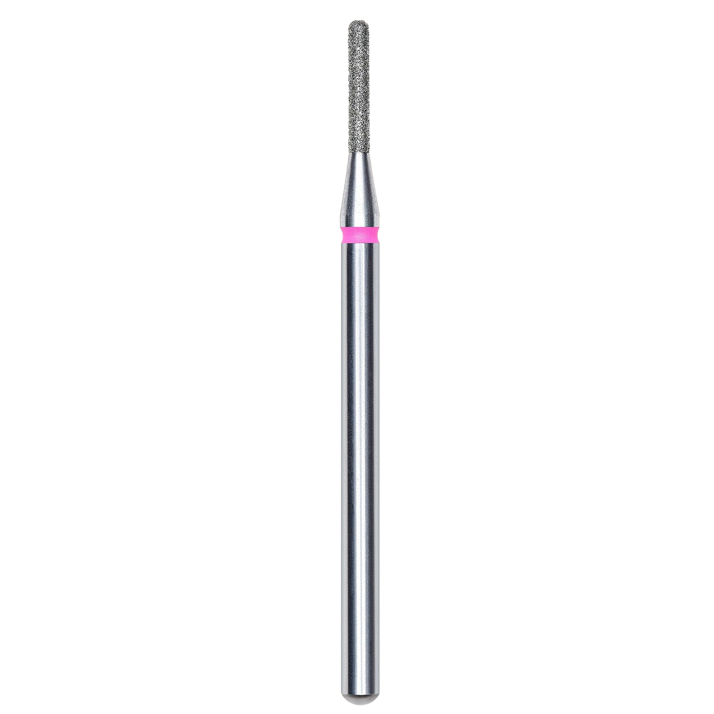 DIAMOND NAIL DRILL BIT, ROUNDED "CYLINDER", RED, HEAD DIAMETER 1.4/8MM (FA30R014/8) - STALEKS™