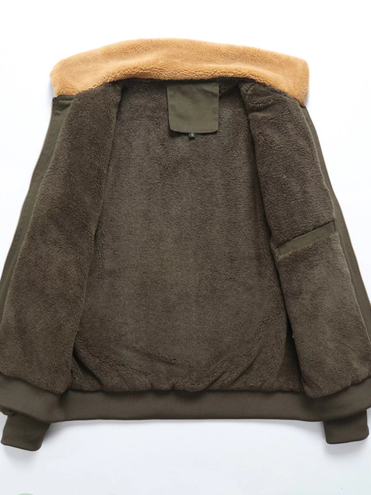 Men's Full Size Zip Up Bomber Jacket Plus Size