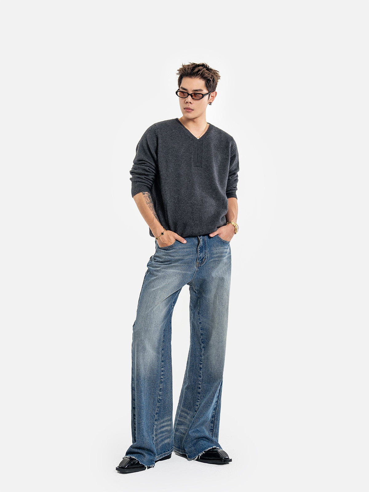 Loose Fitting Versatile Pullover Sweater
