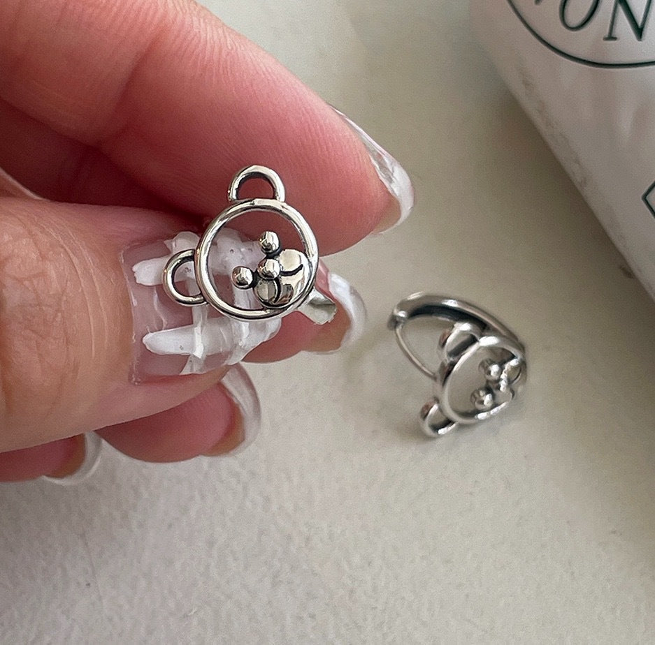 S925 Silver Hollow-out Earrings