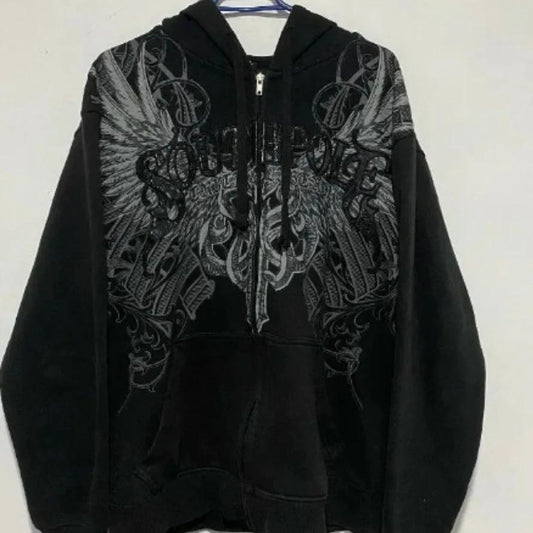 Sudadera con capucha y estampado de letras