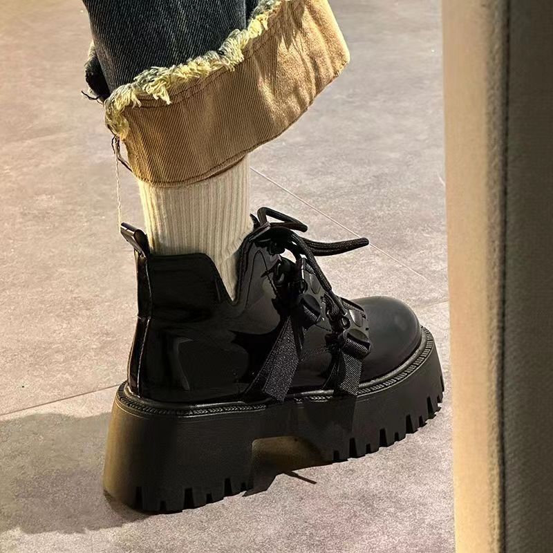 New Spring Autumn Platform Dr Boots