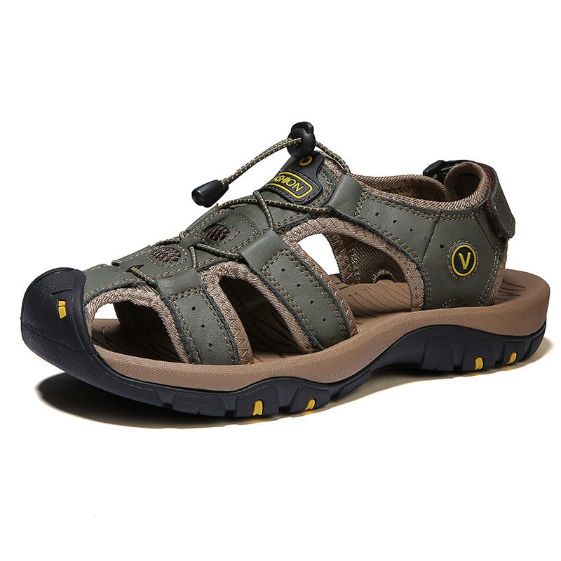 Men's Outdoor Leather Sports Sandals
