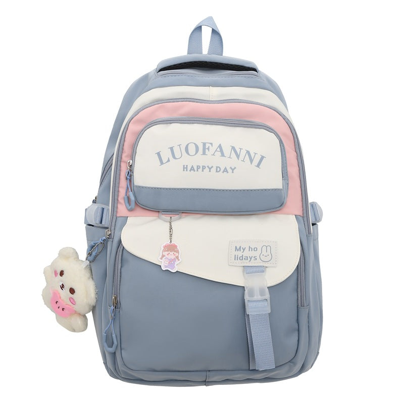 Korean Style College Student Backpack Shoulder Bag