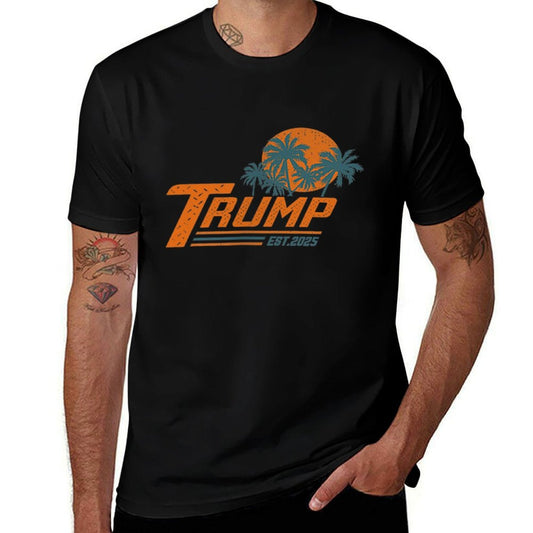 Camiseta de corte relajado (2 caras) de Trump divertida retro vintage