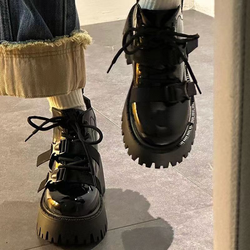 New Spring Autumn Platform Dr Boots