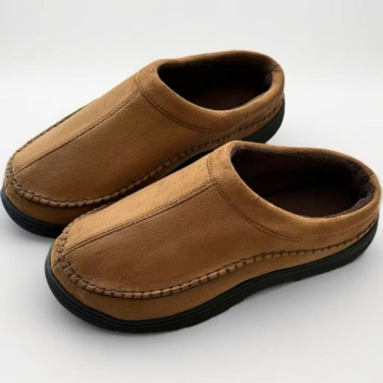 Men's Home Boots With Non-Slip Warm Fleece-Lined
