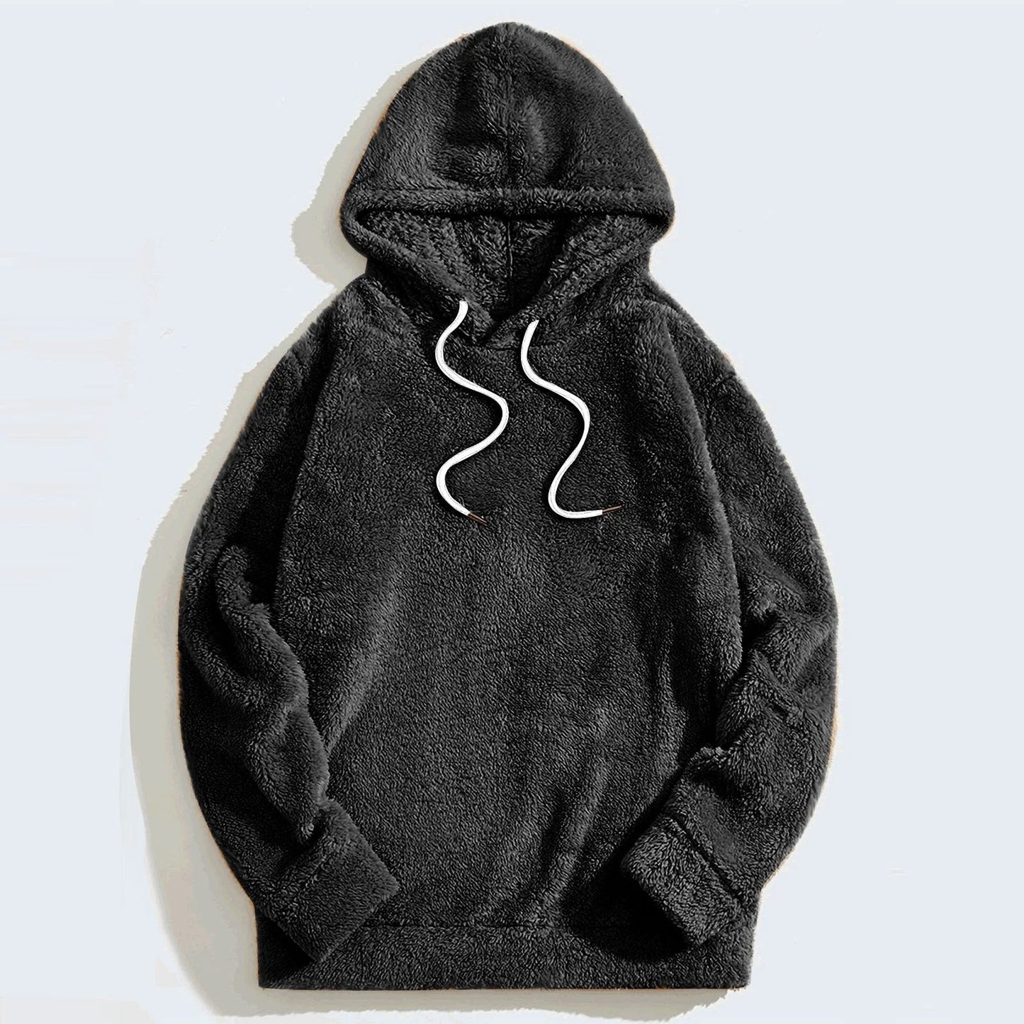 Men's Thick Double-sided Casual Loose Long-sleeved Hooded Sweater