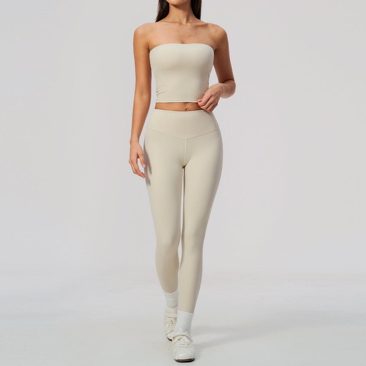 Running Sports New Strapless Yoga Suit Set