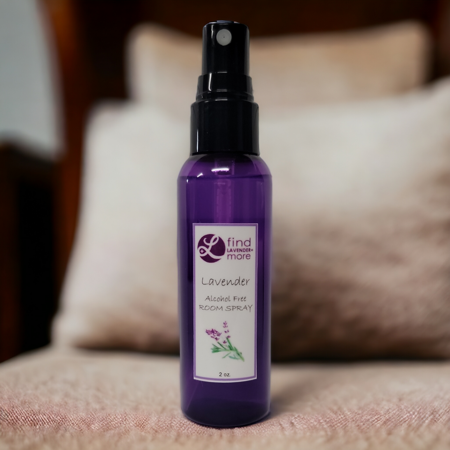 Ambientador en espray, sin alcohol, a base de agua