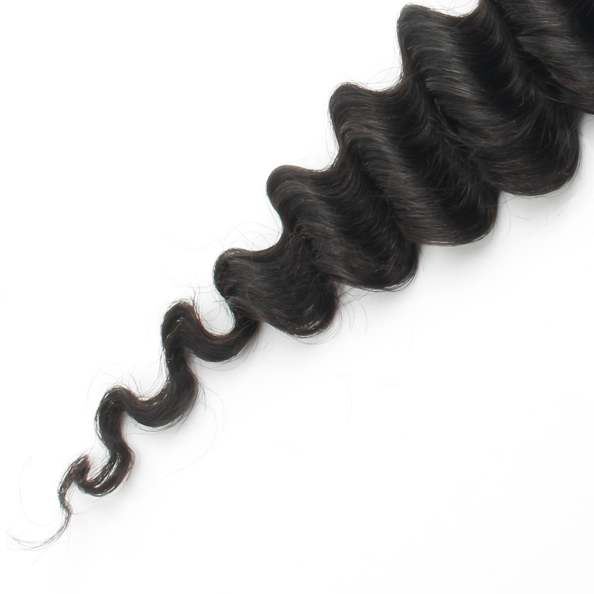Cierre de cabello humano con encaje HD de 2x6 y ondas profundas