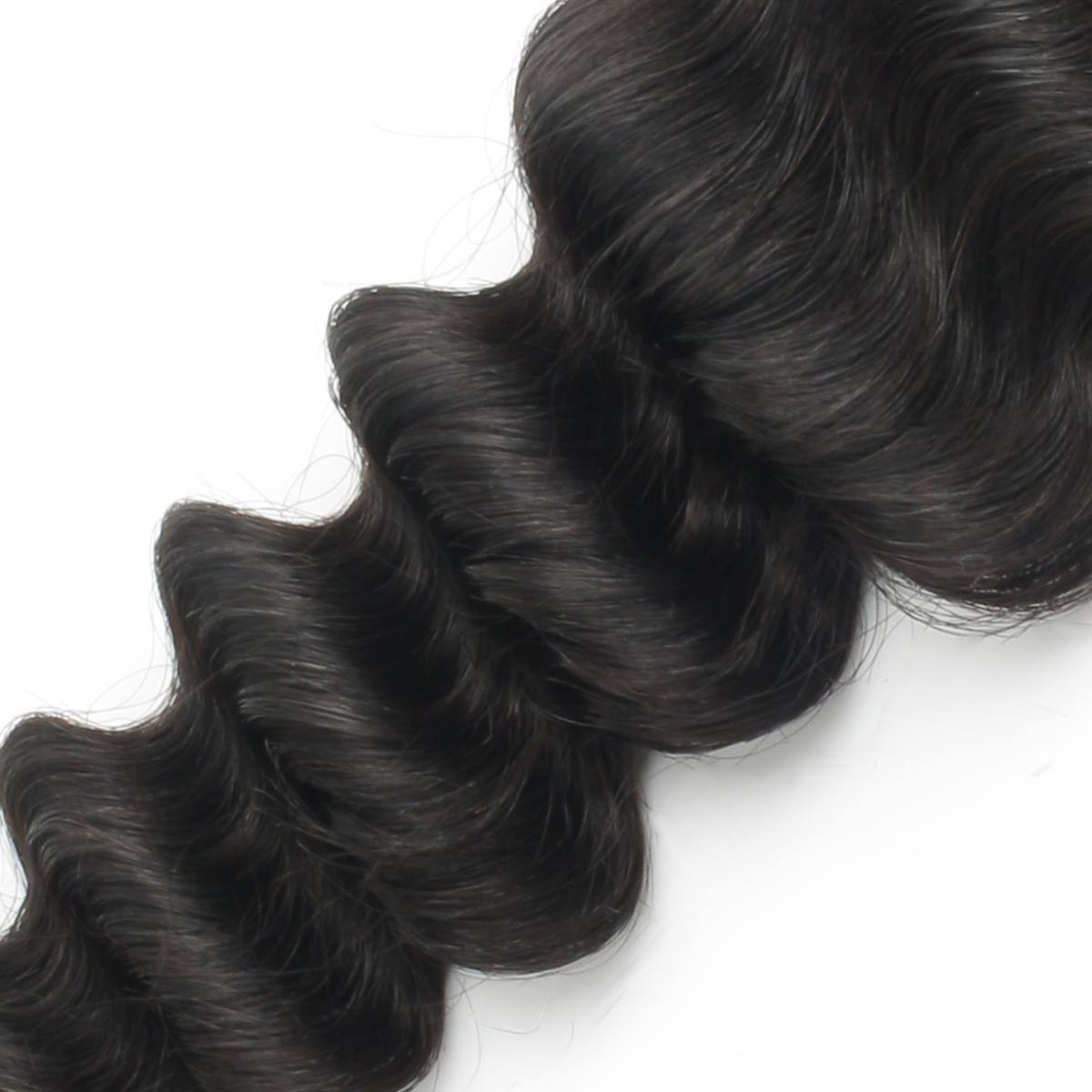 Cierre de cabello humano con encaje HD de 2x6 y ondas profundas