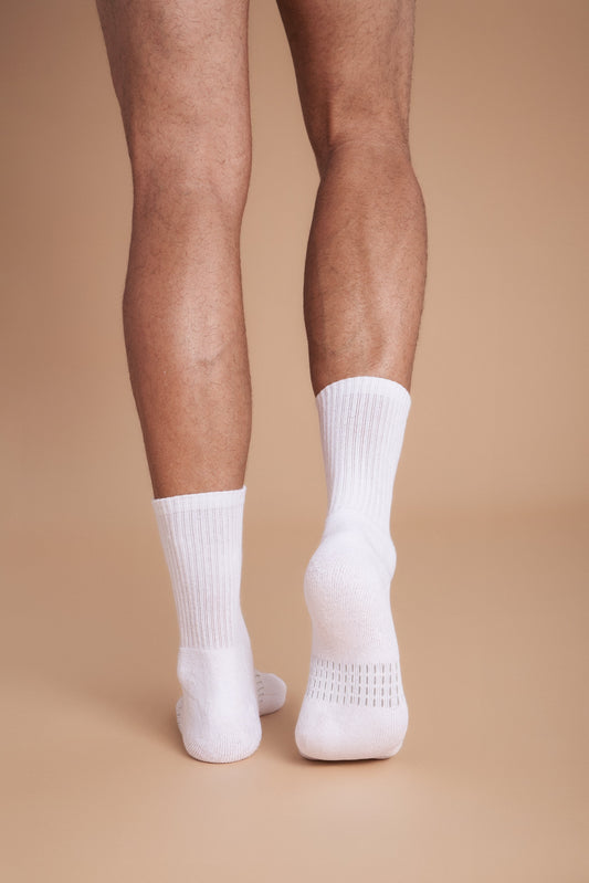 3-Pack Men's 3D Sports Crew Socks