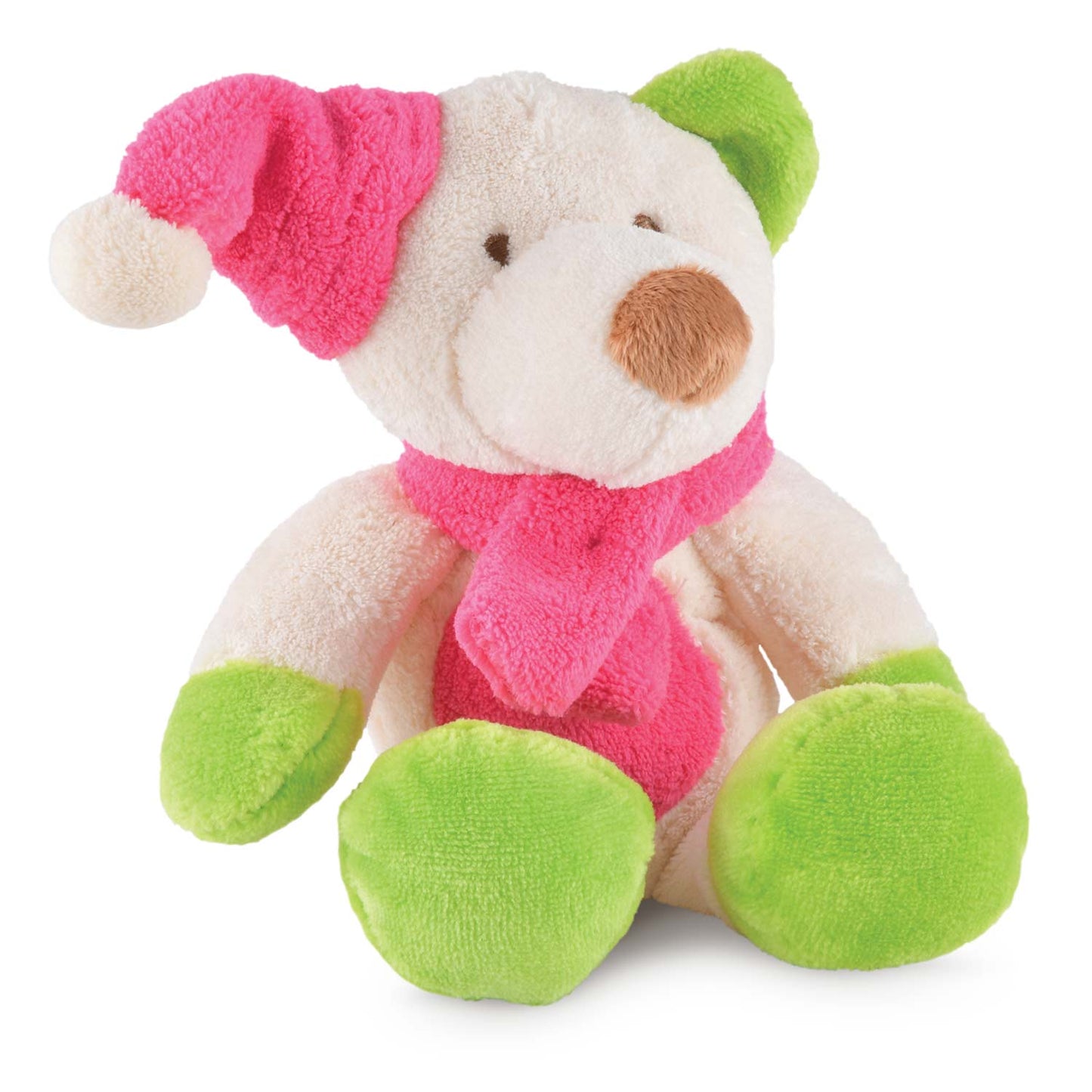 Juguetes para perro con chifle Jeffers Plush Bright Winter Pals, paquete de 3 unidades