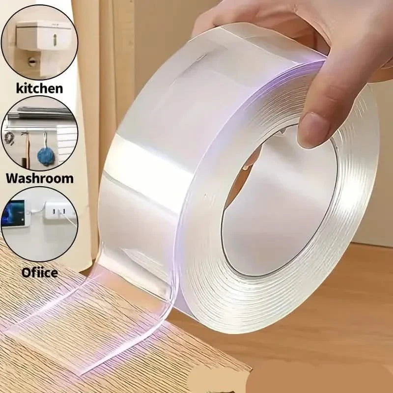 3-Pack: Reusable & Washable Nano Double-Sided Tape
