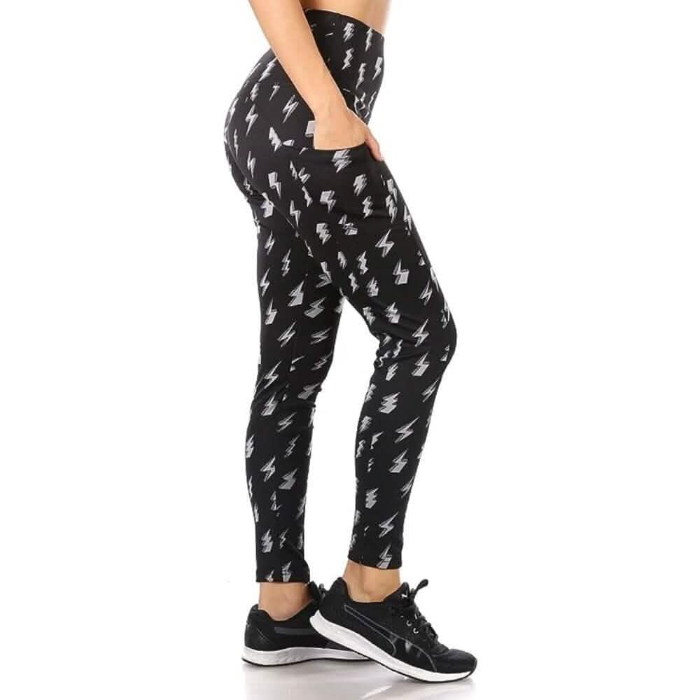 3 Pack: Women's Tummy Control Active Leggings with Side Pockets