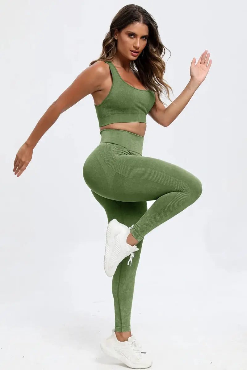 Active Set - Washed Square Neck - Women's