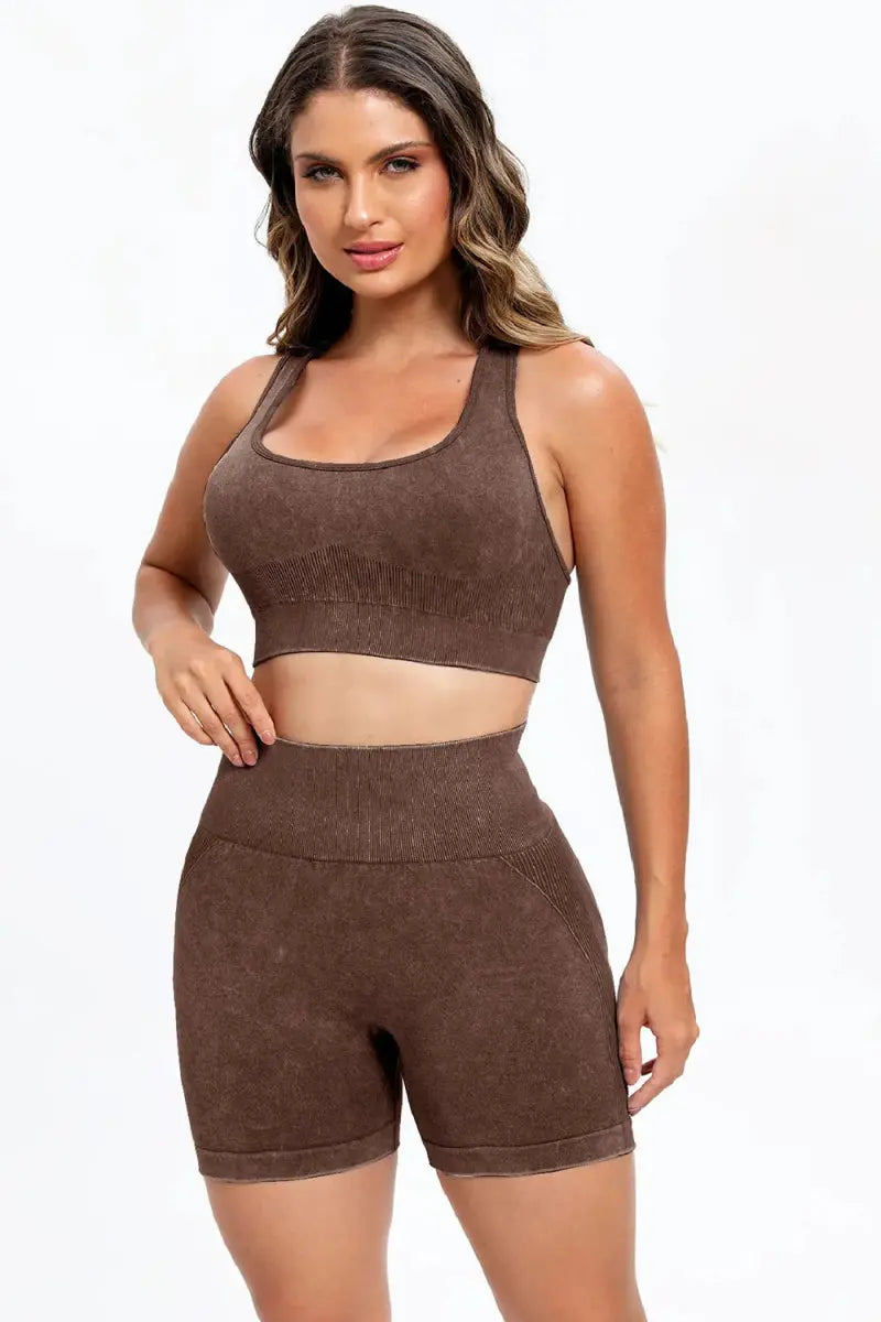 Active Set - Washed Square Neck - Women's