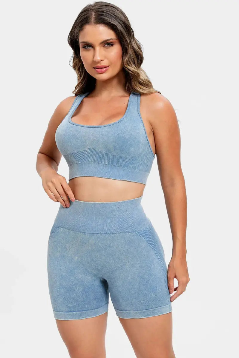 Active Set - Washed Square Neck - Women's