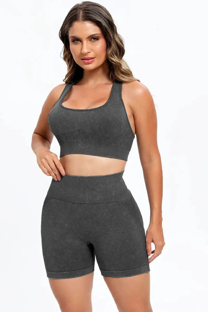 Active Set - Washed Square Neck - Women's