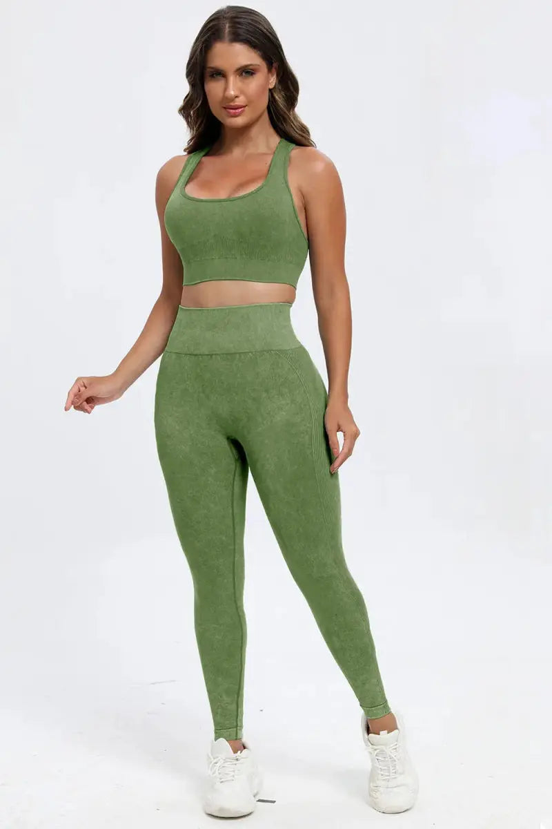 Active Set - Washed Square Neck - Women's