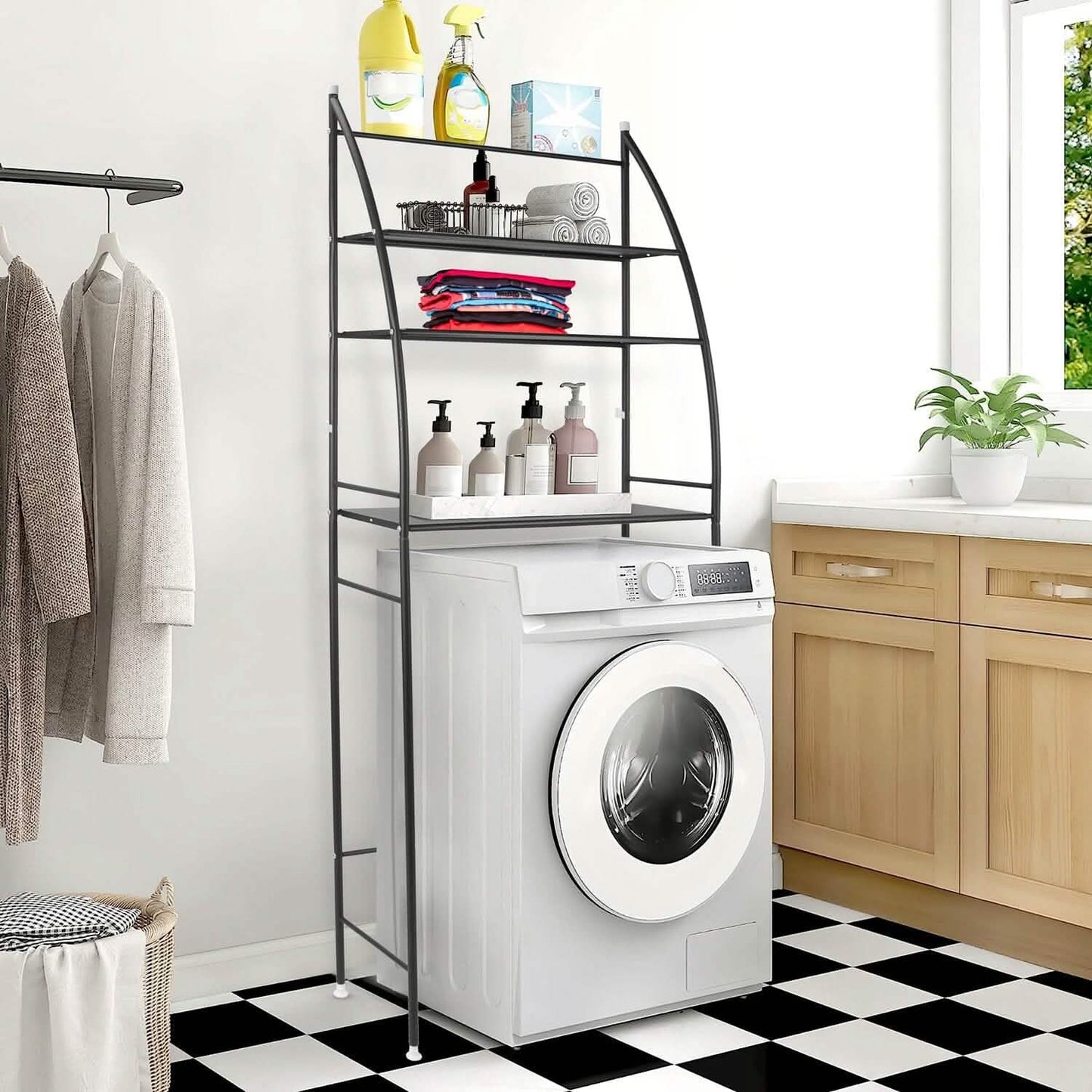 3-Tier Bathroom Over the Toilet Storage Shelf