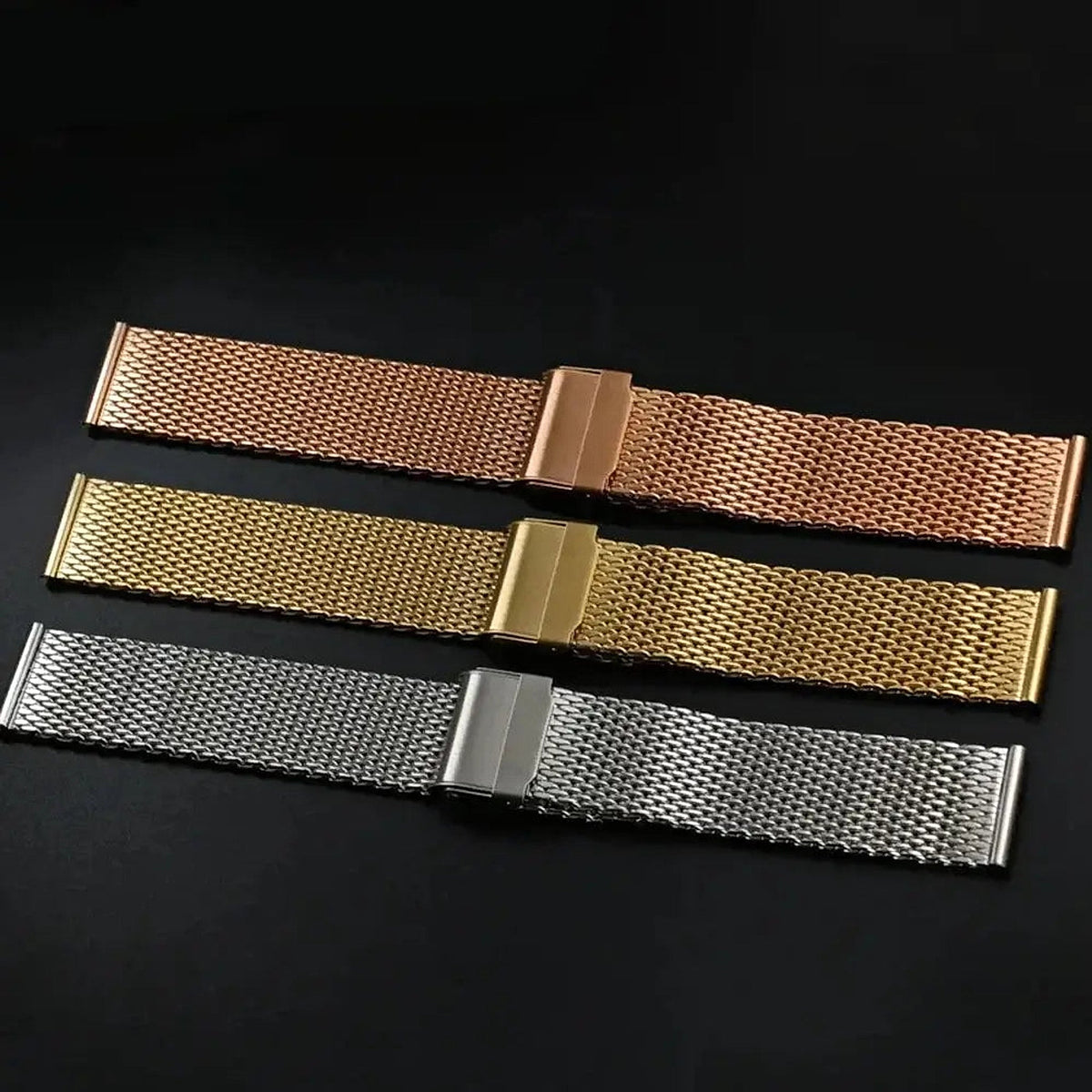 Suunto Race, Vertical & 9 Peak Milanese Mesh Band, Sliding Clasp