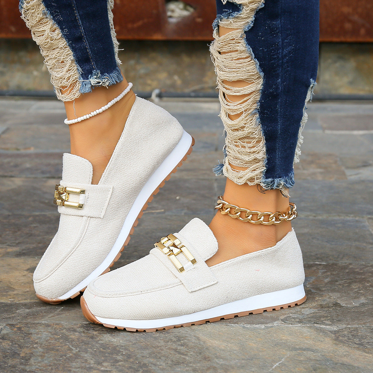 Women's European And American Platform Soft Sole Shoes