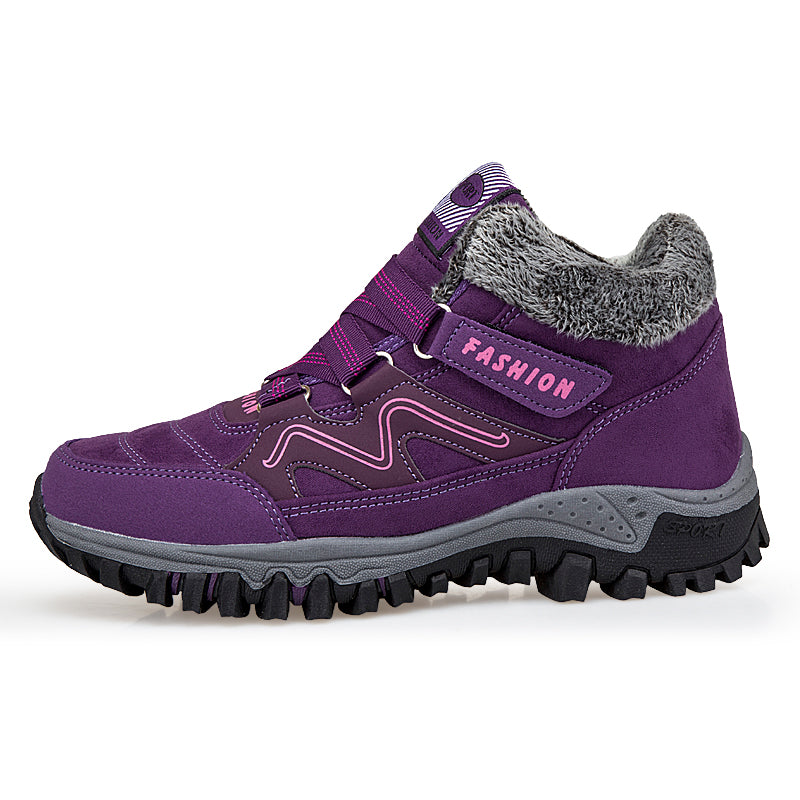Women's Outdoor Snow Velvet Warm Flats