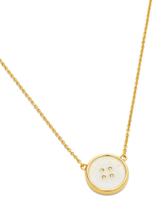 Marc Jacobs Women The Button Pendant Necklace