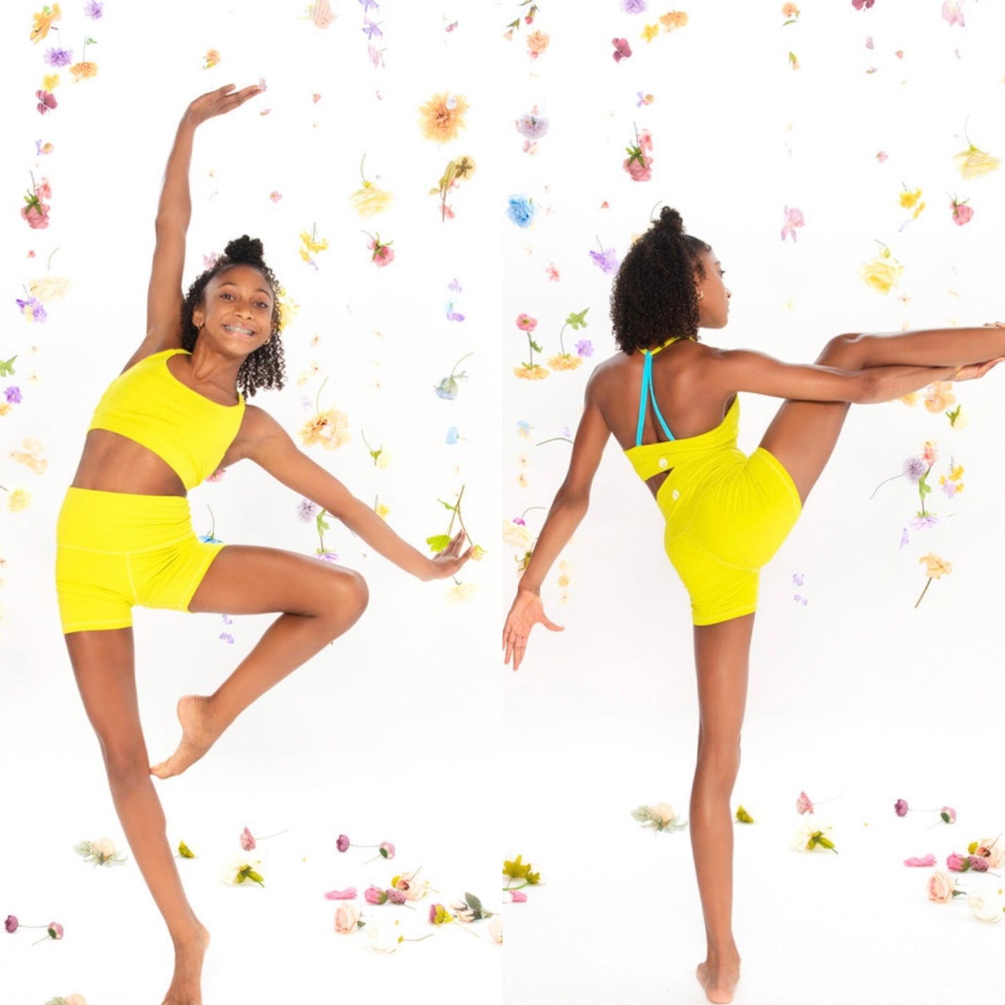 Conjunto Daybreak Lemon Lime - Top y pantalón corto