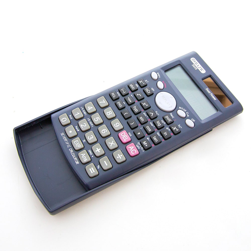 Calculadora científica de 240 funciones con estuche deslizable