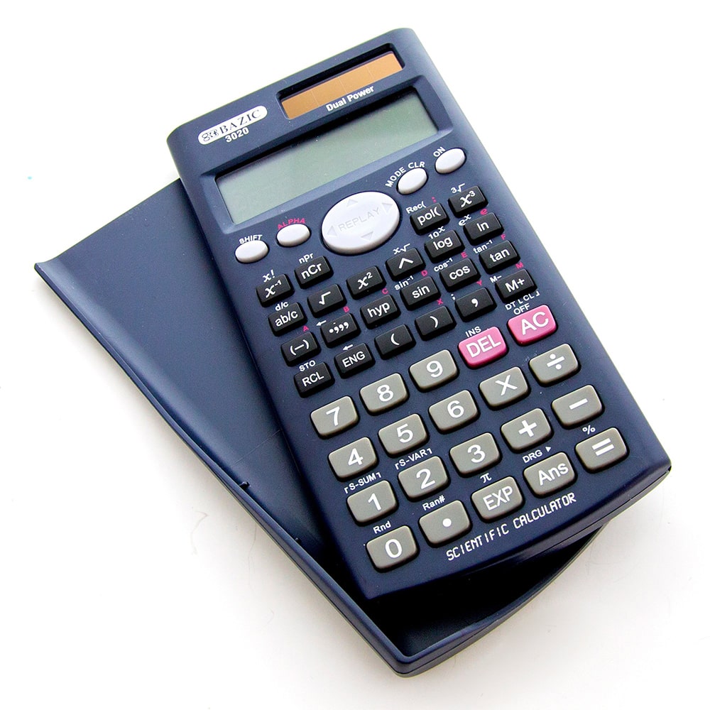 Calculadora científica de 240 funciones con estuche deslizable