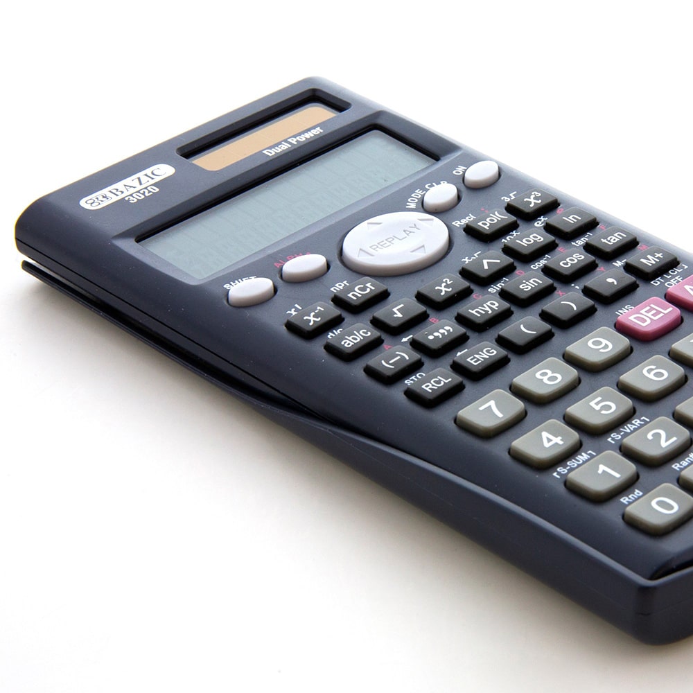 Calculadora científica de 240 funciones con estuche deslizable