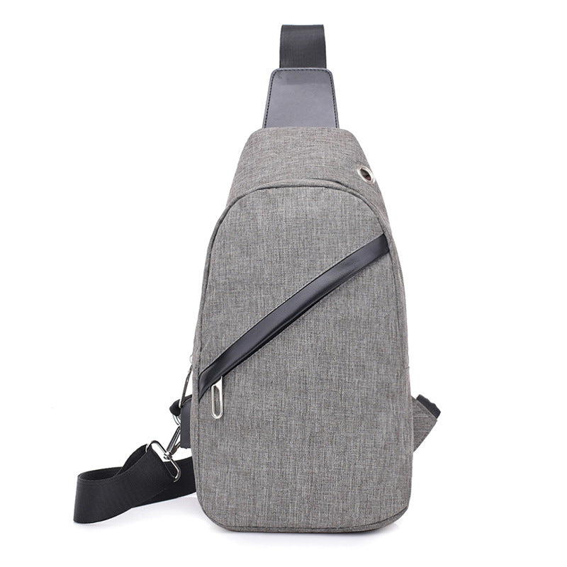 Bandolera cruzada con cremallera