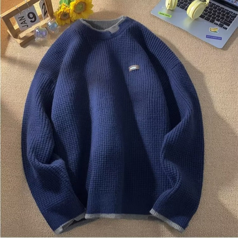 Retro High-grade Cotton Knitwear Bottoming Sweater
