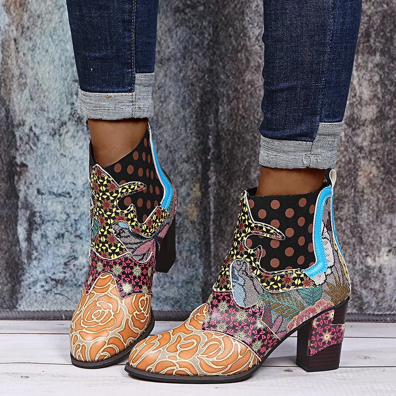 Women's Bohemian Martin Boots National Style