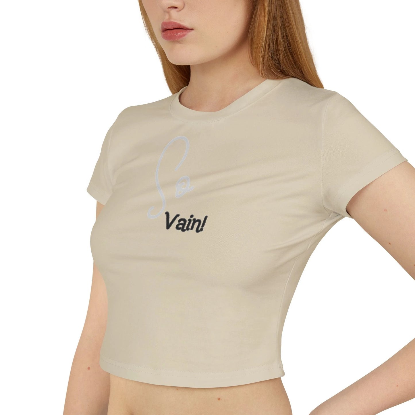 So vain Women's Crop Tee