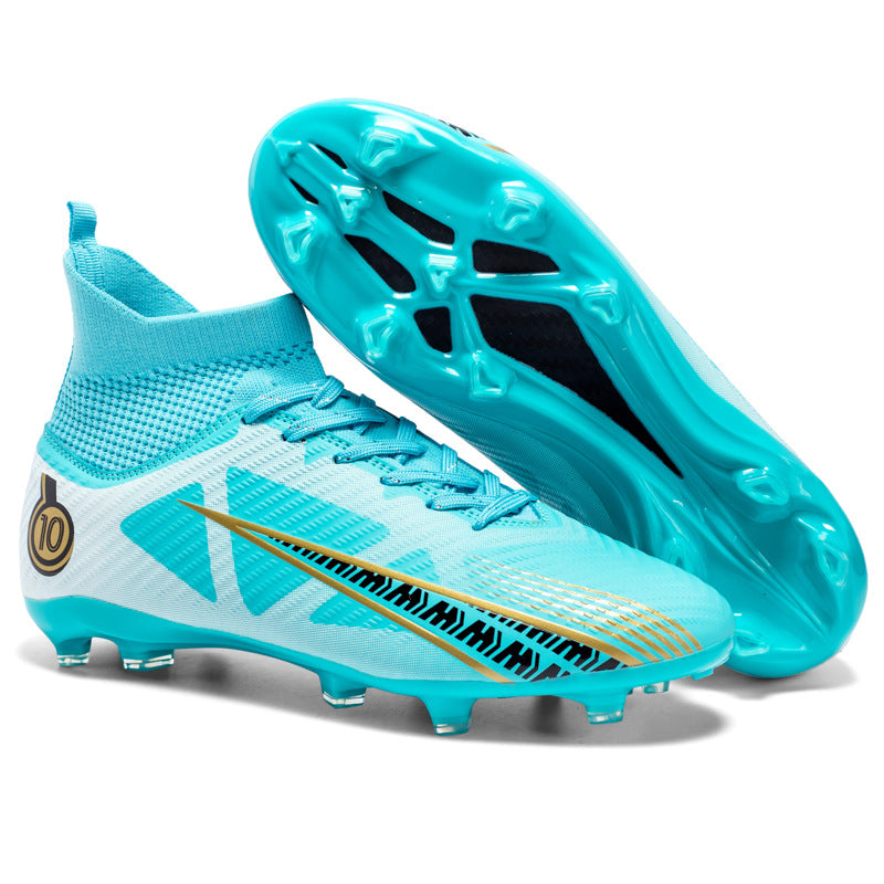 Men's High-Top AG Spike Soccer Shoes