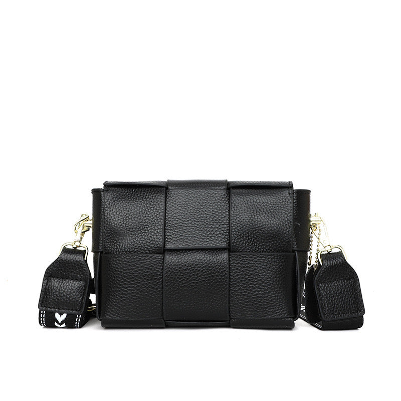 Bandolera Margot de cuero plegable