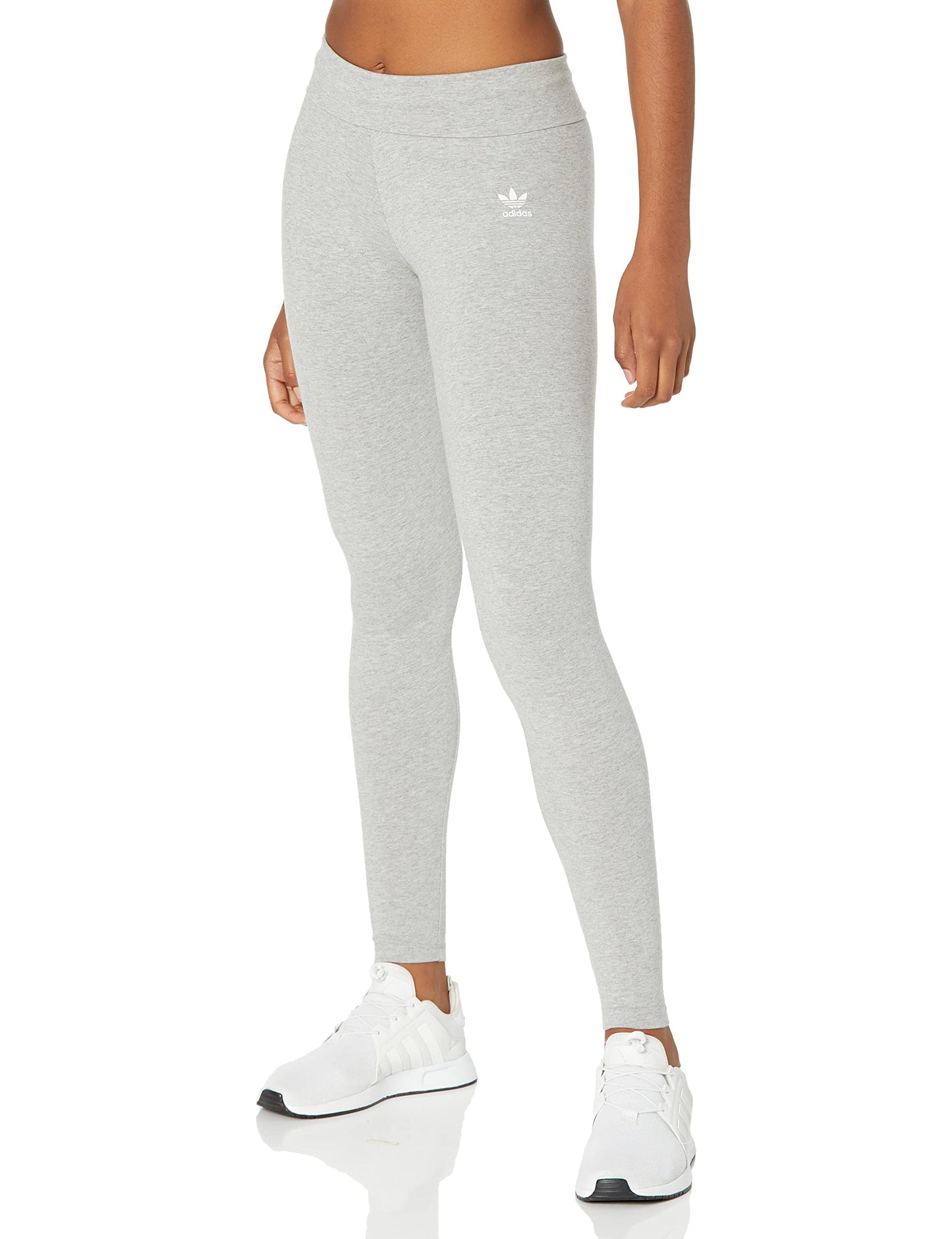 adidas Originals Womens Adicolor Essentials Leggings Medium Grey Heather 2X
