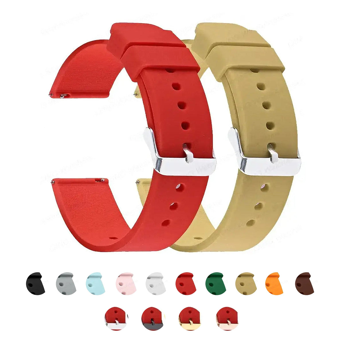 Suunto Race, Vertical & 9 Peak Smooth Silicone Band, 10 Colors
