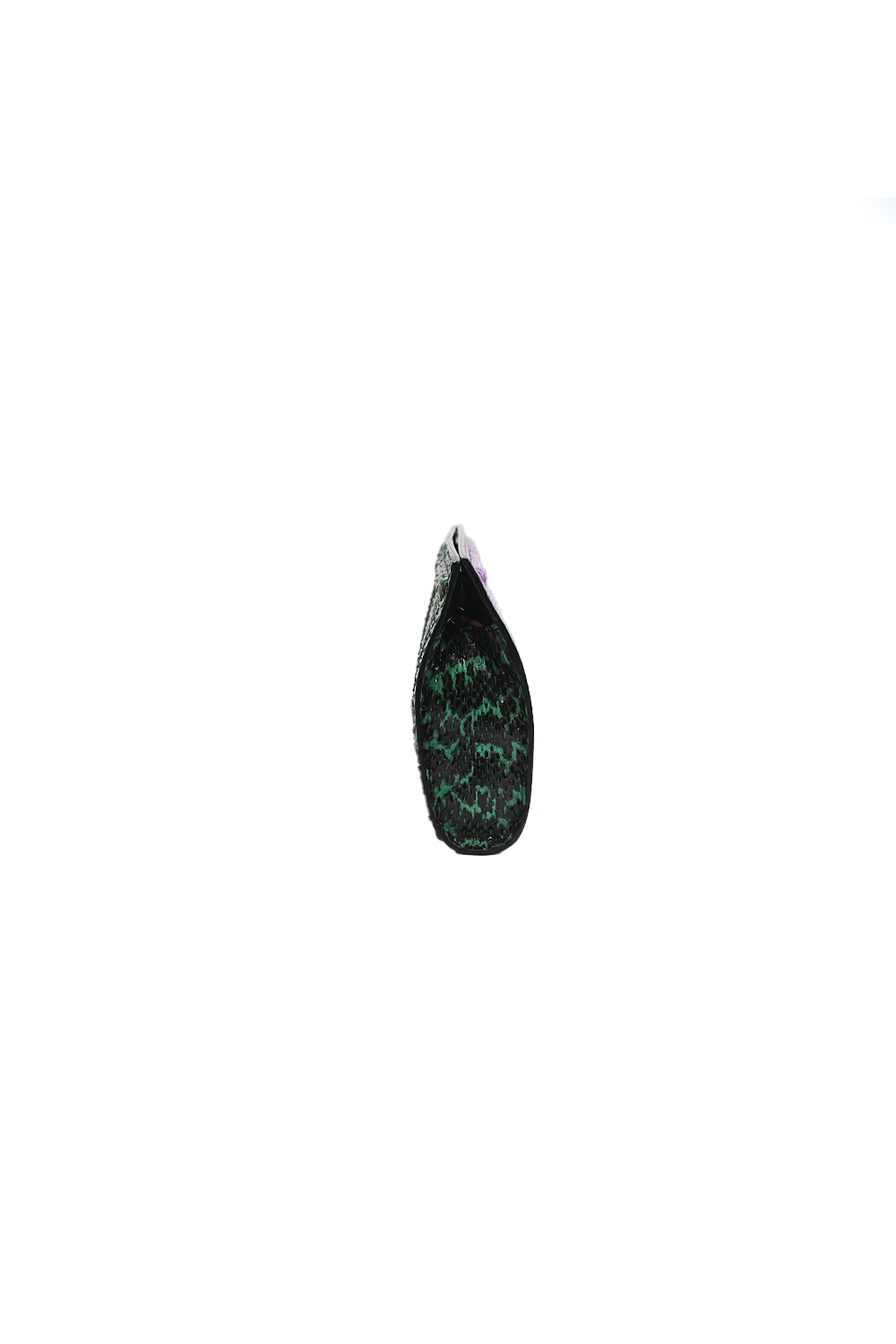 Ivy Clutch in Purple and Green Water Snake