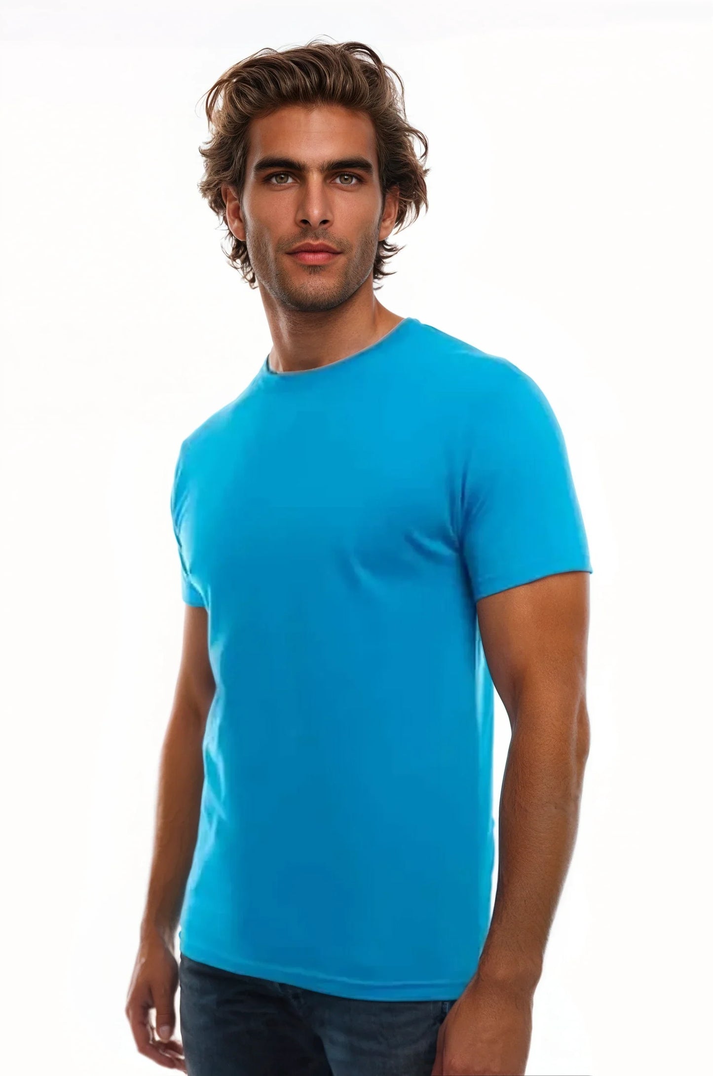 Cotton Perfection Crew 3100 - Colores oscuros